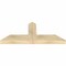 Ekena Millwork Portland Rough Sawn Timber Gable Bracket, Douglas Fir, 48"W x 20"H x 4"D x 6"F, 10/12 Pitch GBW048X20X0406POR00RDF - alternate 2